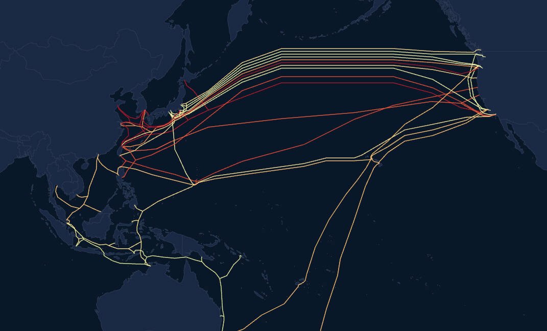 Pacific Undersea Cables: Google and Meta Face Rising Sabotage Risk